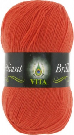 Brilliant​ (Vita) 5122 гренадин, пряжа 100г