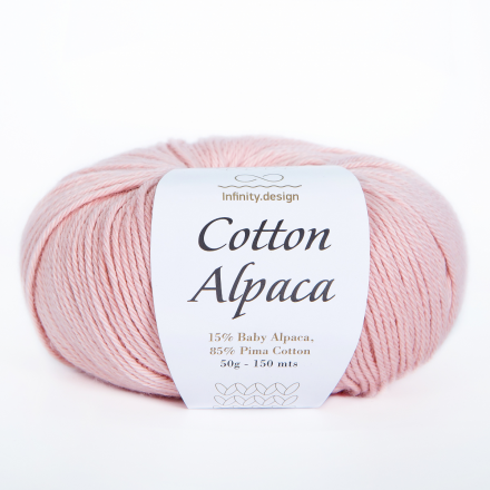 Cotton Alpaca (Infinity) 3511 пудровый, пряжа 50г