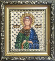 Б-1060 &quot;Икона святой мученицы Веры&quot; набор для вышивания бисером