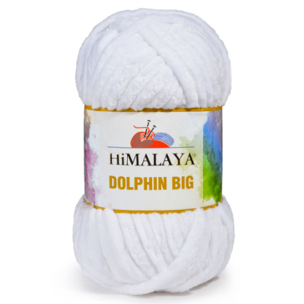 Dolphin Big (Himalaya) 76701 белый, пряжа 200г