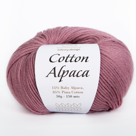 Cotton Alpaca (Infinity) 4331 увядшая роза, пряжа 50г