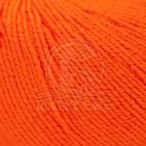 Лючия (Камтекс) 035 оранжевый, пряжа 50г