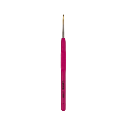 RCH №2,1 крючок для вязания стальной с прорезиненной ручкой 13см