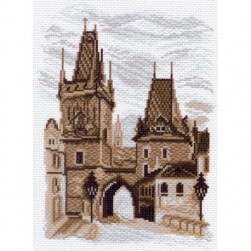 1561-1 &quot;Прага&quot; канва с нанесенным рисунком