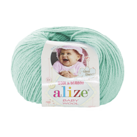 Baby Wool (Alize) 19 Mint, пряжа 50г