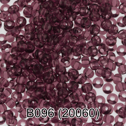 20060 (B096) лиловый прозрачный бисер, 5г