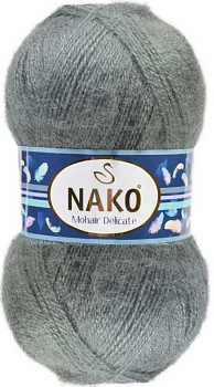 Mohair Delicate (Nako) 851-6129 серый, пряжа 100г