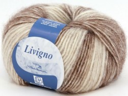 Livigno (Bertagna Filati) 201 беж-молочный, 50г пряжа