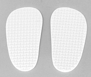 25137 белая подошва для изготовления обуви 4х7 см