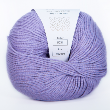 Cotton Alpaca (Infinity) 5031 лиловый, пряжа 50г