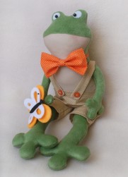 FR001 &quot;Frog`s story&quot; набор для изготовления игрушки