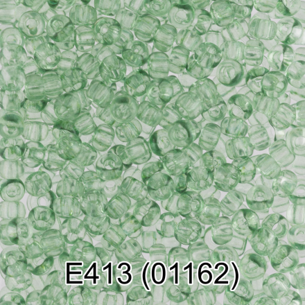 01162 (E413) зеленый круглый бисер Preciosa 5г