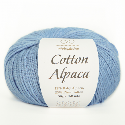 Cotton Alpaca (Infinity) 5834 светлый джинс, пряжа 50г