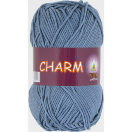 Charm (Vita) 4505 потертая джинса, пряжа 50г