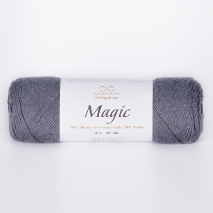 Magic (Infinity) 1053 темный серый, пряжа 50г