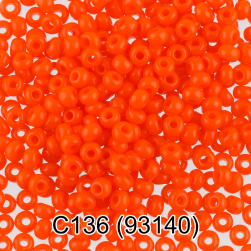 93140 (C136) яр.оранжевый непрозрачный, 5г