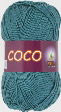 Coco (Vita) 4337 дым.голубой, пряжа 50г