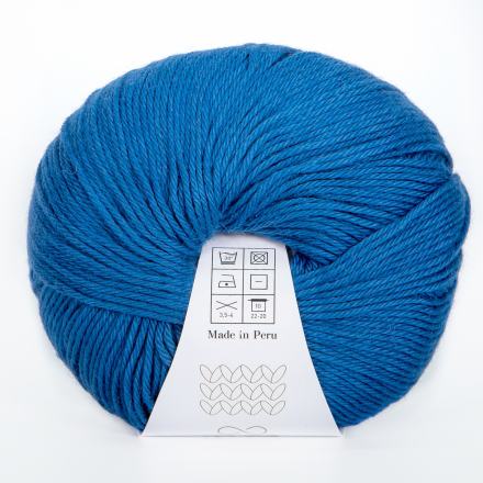 Cotton Alpaca (Infinity) 5864 яр.синий, пряжа 50г