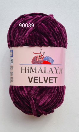 Velvet (Himalaya) 90039 ежевика, пряжа 100г