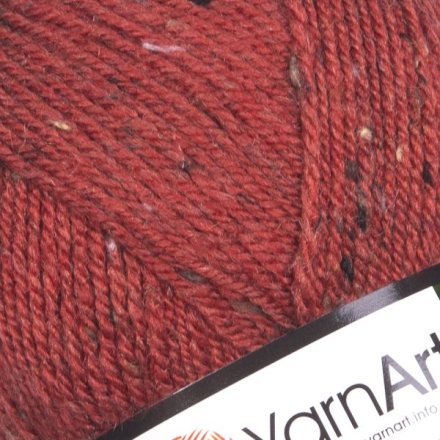 Tweed (Yarnart) 231 красный, пряжа 100г