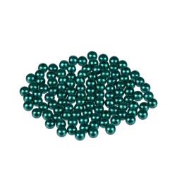 PB 45 зелено-голубой, бусины пластиковые 4мм 100шт ± 5