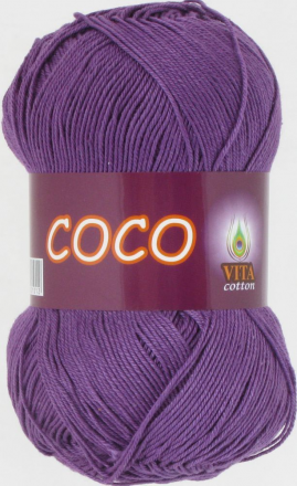 Coco (Vita) 4338 пыл.сирень, пряжа 50г