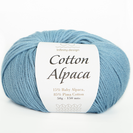 Cotton Alpaca (Infinity) 6052 талая вода, пряжа 50г