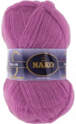Mohair Delicate (Nako) 1048 лиловый, пряжа 100г