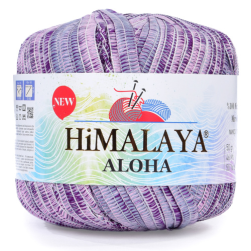 Aloha (Himalaya) 126-09 сиреневый принт, пряжа 50г
