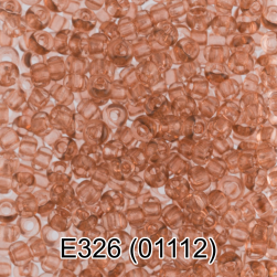 01112 (E326) красно-коричневый гелевый бисер, 5г