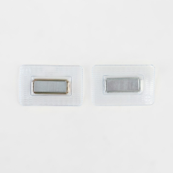 9146766 кнопки магнитные потайные, 25х10 мм, 2 части, цвет серебристый 
