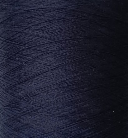 Harmony 2/48 (Tollegno 1900) цв.темный синий, пряжа бобинная итальянская 1г