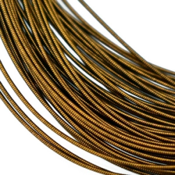 MS-07 канитель жесткая (жемчужная) 1мм цвет античное золото 5г