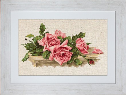 BL22400 &quot;Розовые розы&quot; набор для вышивания крестом