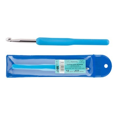 MHP №6 крючок с пластиковой ручкой 14 см