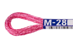 М-28 темно-розовый металлик Gamma, 8м