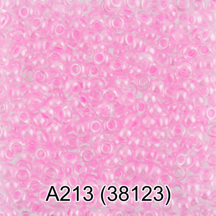 38123 (A213) розовый круглый бисер Preciosa 5г