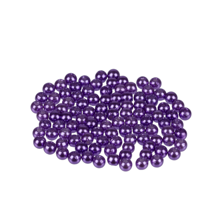 PB 58 фиолетовый, бусины пластиковые 4мм 100шт ± 5