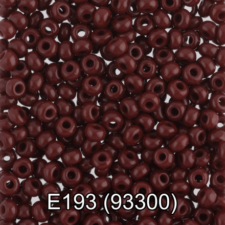 93300 (E193) бордовый круглый бисер Preciosa 5г