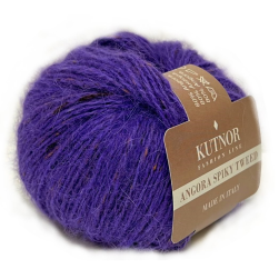Angora Spiky Tweed (Kutnor) 0542 фиолетовый, пряжа 25г