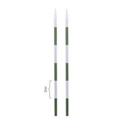 42141 Smartstix KnitPro спицы съемные 3мм для длины тросика 20-28см