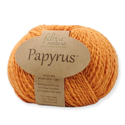 Papyrus (Fibra Natura) 229-31 апельсин, пряжа 50г