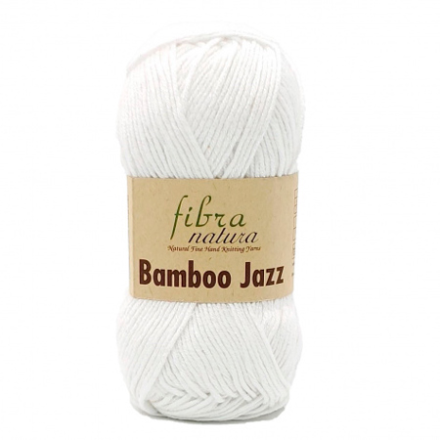 Bamboo Jazz (Fibra Natura) 201 белый, пряжа 50г
