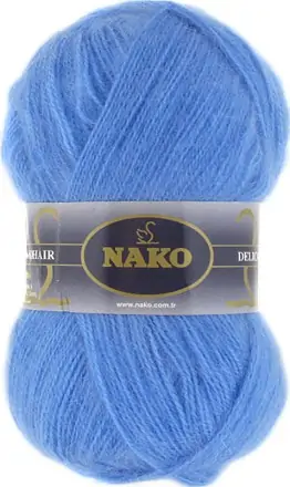 Mohair Delicate (Nako) 1256-6120 голубой, пряжа 100г