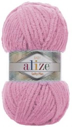 Softy Plus (Alize) 185 розовый, пряжа 100г