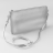 5215321 Ручка-шнурок для сумки с карабинами 120х0,6см, цвет серебряный