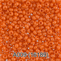 16189 (A009) абрикосовый непрозрачный бисер, 5г