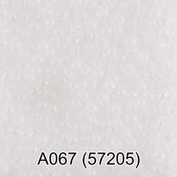 57205 (A067) белый/меланж, круглый бисер Preciosa 5г