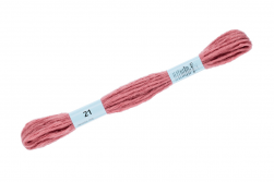 Gamma Cloud 21 т.гр.розовый, нитки для вышивания 6м