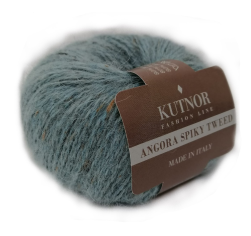 Angora Spiky Tweed (Kutnor) 3189 пыльная бирюза, пряжа 25г